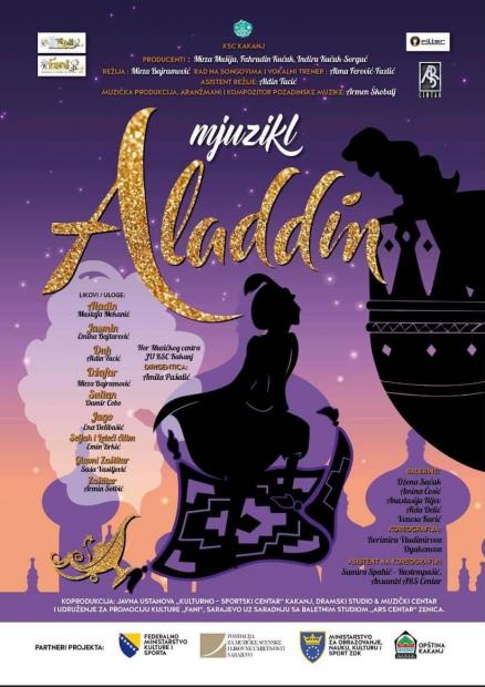 Pozorišna izvedba mjuzikla „Aladdin“ u Kaknju