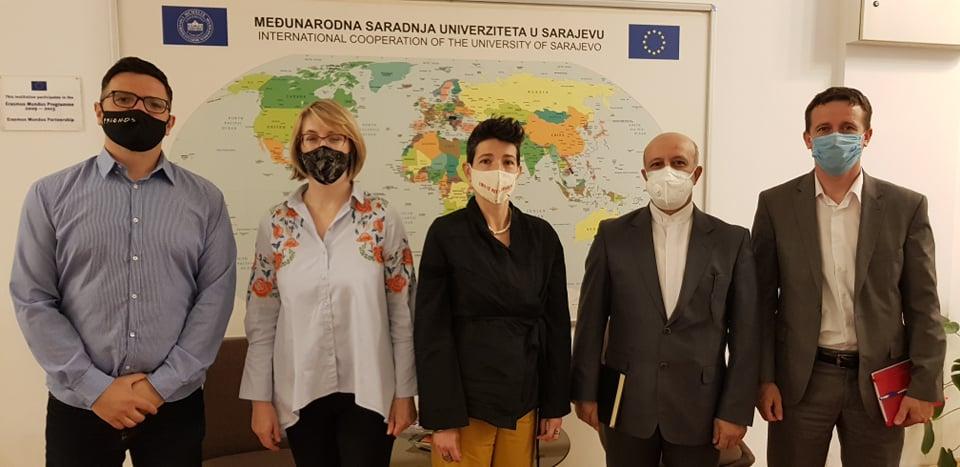 Posjeta delegacije Ambasade Islamske Republike Iran Službi za međunarodnu saradnju Univerziteta u Sarajevu