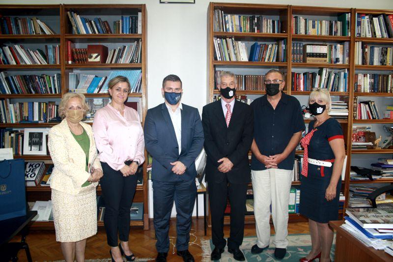 Posjeta predsjedavajućeg i zamjenika predsjedavajućeg Gradskog vijeća Grada Sarajeva Nacionalnoj i univerzitetskoj biblioteci BiH