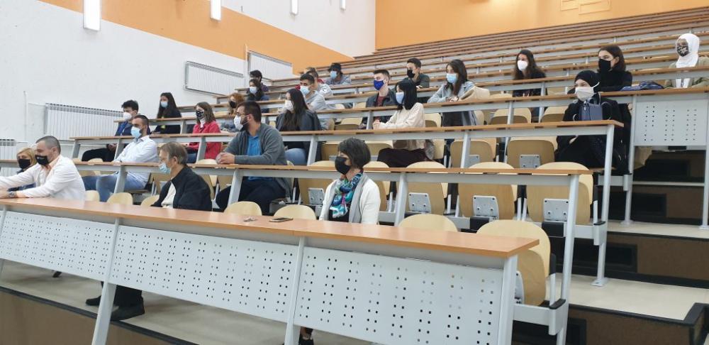 Upriličen prijem za novoupisane studenata na prvom ciklusu i stručnom studiju na Prirodno-matematičkom fakultetu UNSA