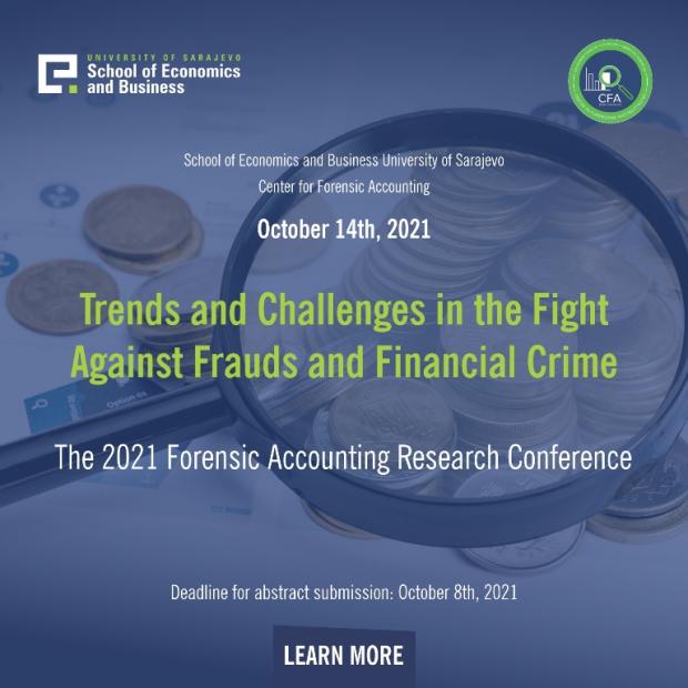 Prva konferencija iz oblasti forenzičnog računovodstva: "Trendovi i izazovi u borbi protiv prevara i privrednog kriminala"