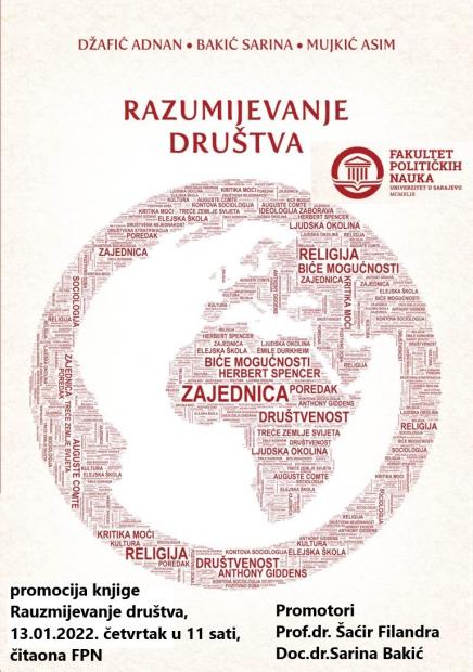 Promocija knjige "Razumijevanje društva" na Fakultetu političkih nauka UNSA