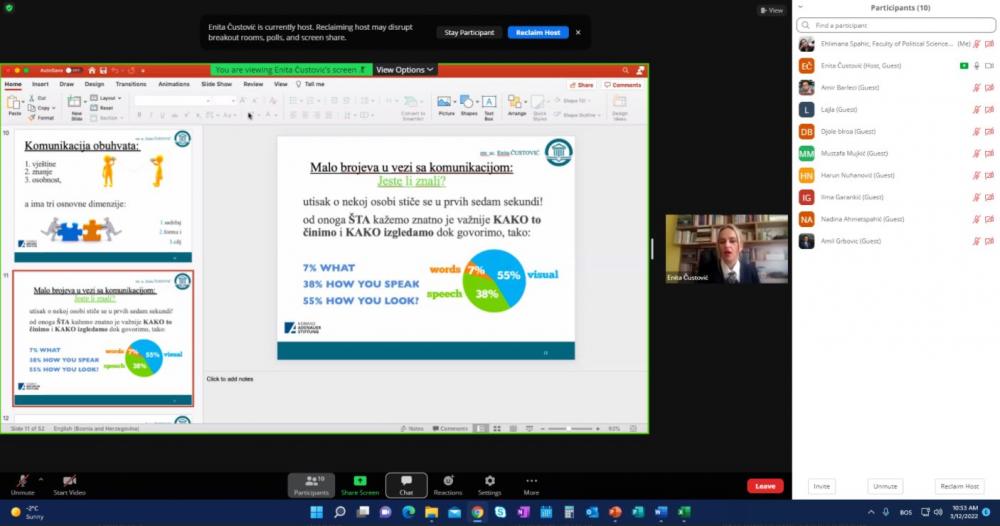 Počela realizacija projekta “Hajde da komuniciramo o politici”