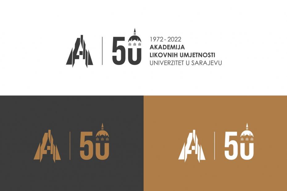 Vizualni identitet obilježavanja 50 godina postojanja Akademije likovnih umjetnosti Univerziteta u Sarajevu