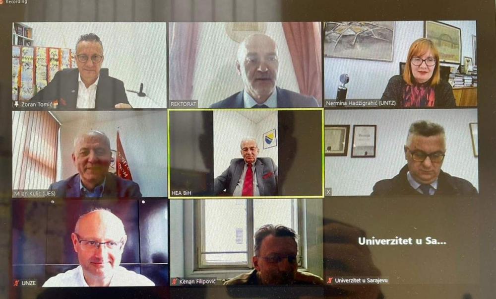 Rektori univerziteta/sveučilišta u BiH održali elektronsku sjednicu