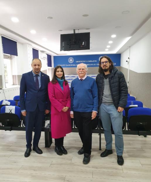 Profesor emeritus Ray Bull u posjeti Fakultetu za kriminalistiku, kriminologiju i sigurnosne studije UNSA