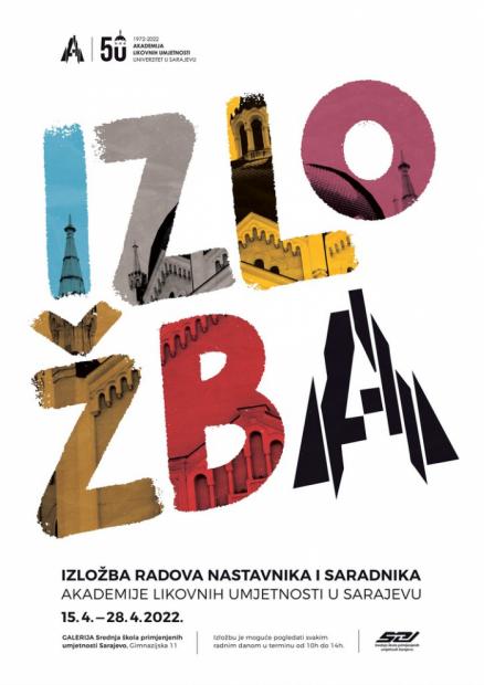Izložba radova nastavnika i saradnika Akademije likovnih umjetnosti UNSA u Srednjoj školi primijenjenih umjetnosti Sarajevo