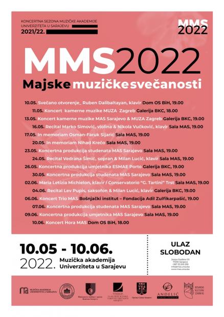 Predstavljen program 15. Majskih muzičkih svečanosti