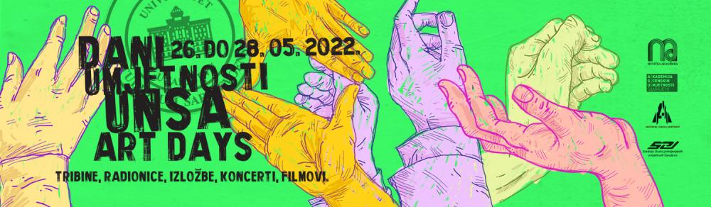 Najavljujemo projekciju filmova studenata Akademije scenskih umjetnosti UNSA u sklopu festivala “Dani umjetnosti UNSA”