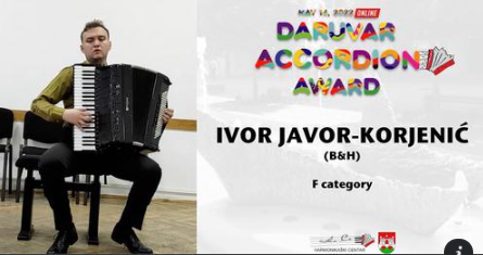 Student Ivor Javor-Korjenić, iz klase prof. dr. Belme Šarančić ostvario izvanredne rezultate na takmičenjima u Hrvatskoj i Srbiji