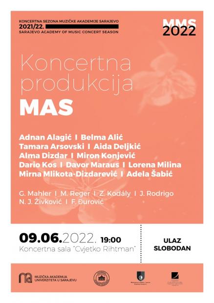 Koncert nastavnika i saradnika Muzičke akademije Univerziteta u Sarajevu 