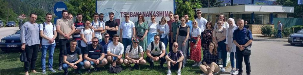 Studenti odsjeka za Mašinski proizvodni inžinjering i Mašinske konstrukcije Mašinskog fakulteta UNSA u posjeti kompanijama u Konjicu