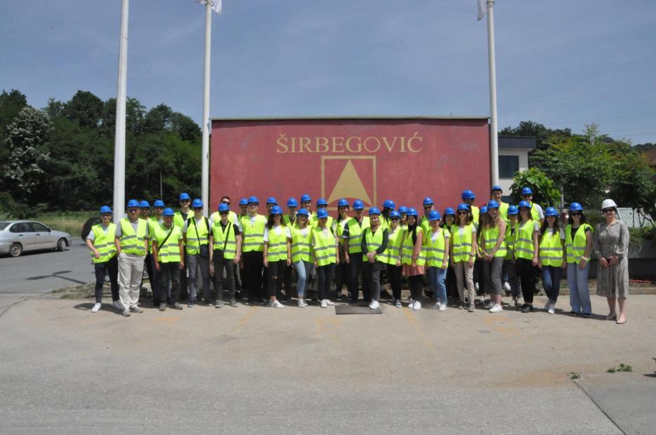 Studenti Građevinskog fakulteta UNSA posjetili kompaniju Širbegović Inženjering