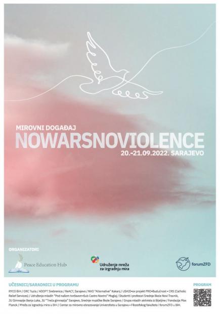 Poziv na Okrugli sto pod nazivom "Mirovna pedagogija u formalnom i neformalnom obrazovanju"