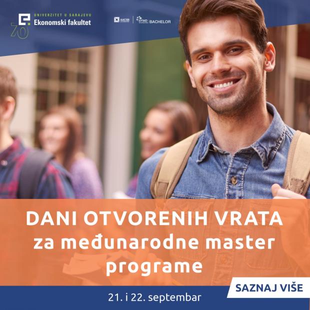 Ekonomski fakultet UNSA: Dani otvorenih vrata za međunarodne programe