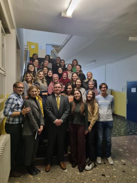 Ambasador Republike Slovenije u BiH posjetio Lektorat za slovenski jezik Filozofskog fakulteta UNSA