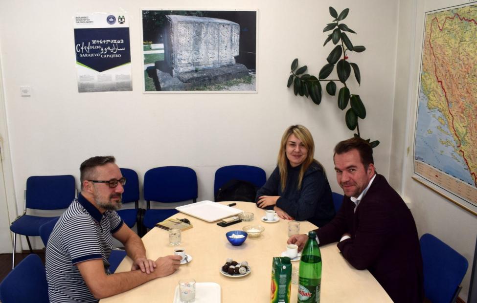 Institut za jezik UNSA posjetio dr. sc. Václav Čermák, direktor Slovanskega inštituta češke Akademije nauka