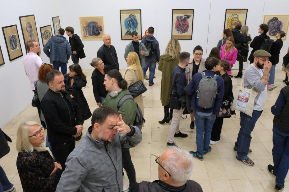 U Galeriji Akademije likovnih umjetnosti UNSA otvorena samostalna izložba likovnih radova "Erotica Persona" umjetnice Lee Jerlagić