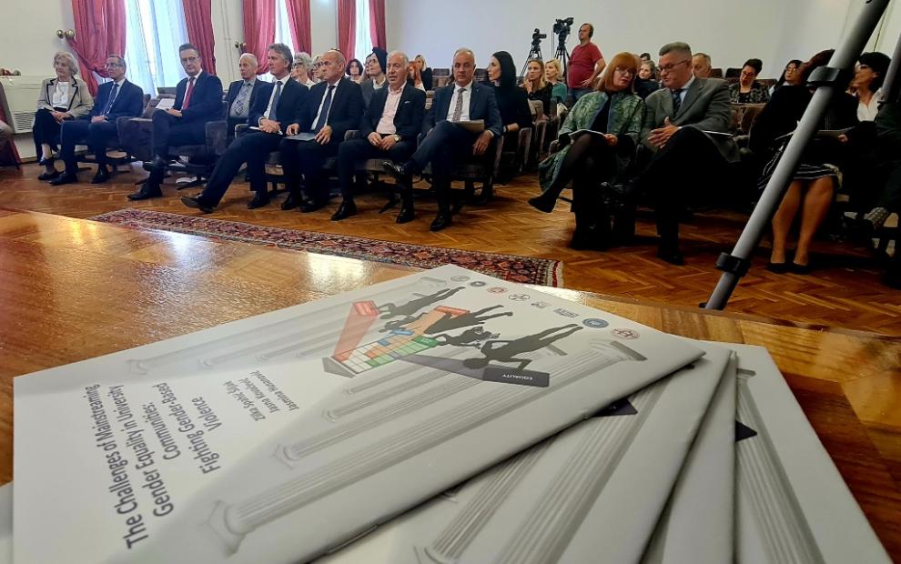 Promovisana knjiga "Izazovi integriranja rodne ravnopravnosti u univerzitetskoj zajednici: Protiv rodno zasnovanog nasilja"