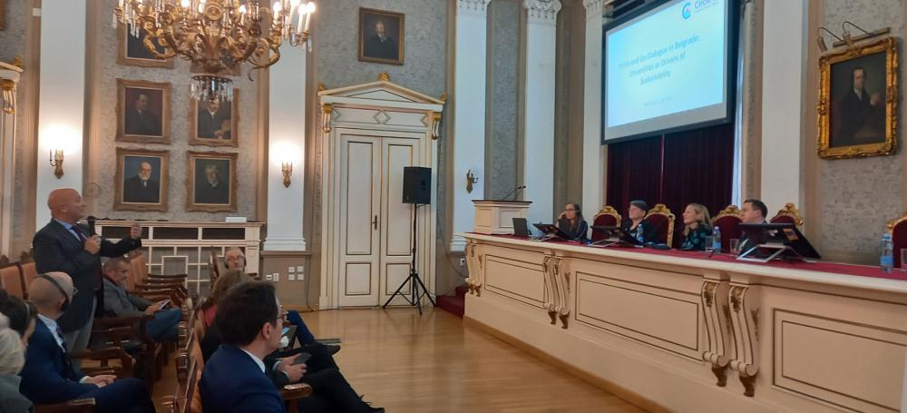 Univerzitet u Sarajevu na skupu o univerzitetima kao pokretačima održivosti | “Think-and-Do Dialogue in Belgrade: Universities as Drivers of Sustainability”