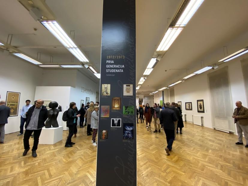 Svečano otvorena izložba ISHODIŠTA - izložba radova prve četiri generacije profesora i saradnika Akademije likovnih umjetnosti Univerziteta u Sarajevu