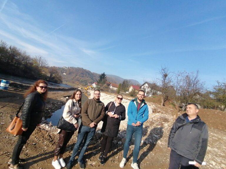Stručna posjeta gradilištu i izvedenim radovima regulacije rijeke Bosne