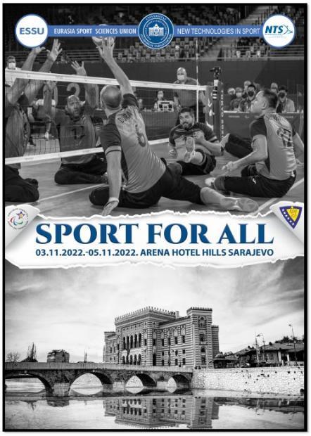 Najavljujemo održavanje međunarodnog simpozija "Nove tehnologije u sportu - NTS 2022"