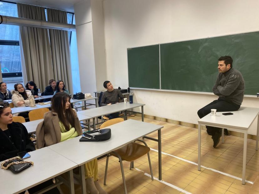 Predavanje prof. Jovana Marjanovića na Akademiji likovnih umjetnosti UNSA