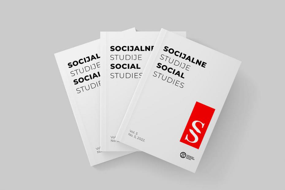 Objavljen je novi broj časopisa Socijalne studije (5/5, 2022.)