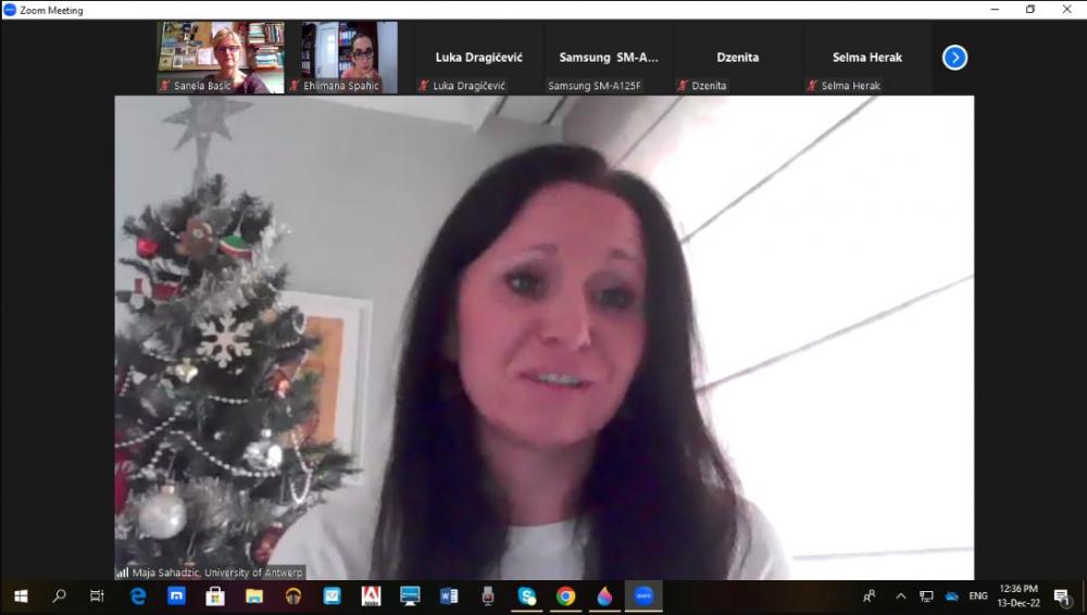 U okviru drugog ciklusa “Diaspora Talks” održano predavanje prof.dr. Maje Sahadžić