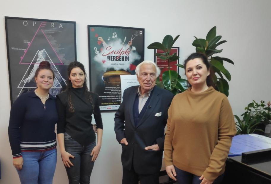 Posjeta Ioana Holendera Odsjeku za solo pjevanje Muzičke akademije Univerziteta u Sarajevu