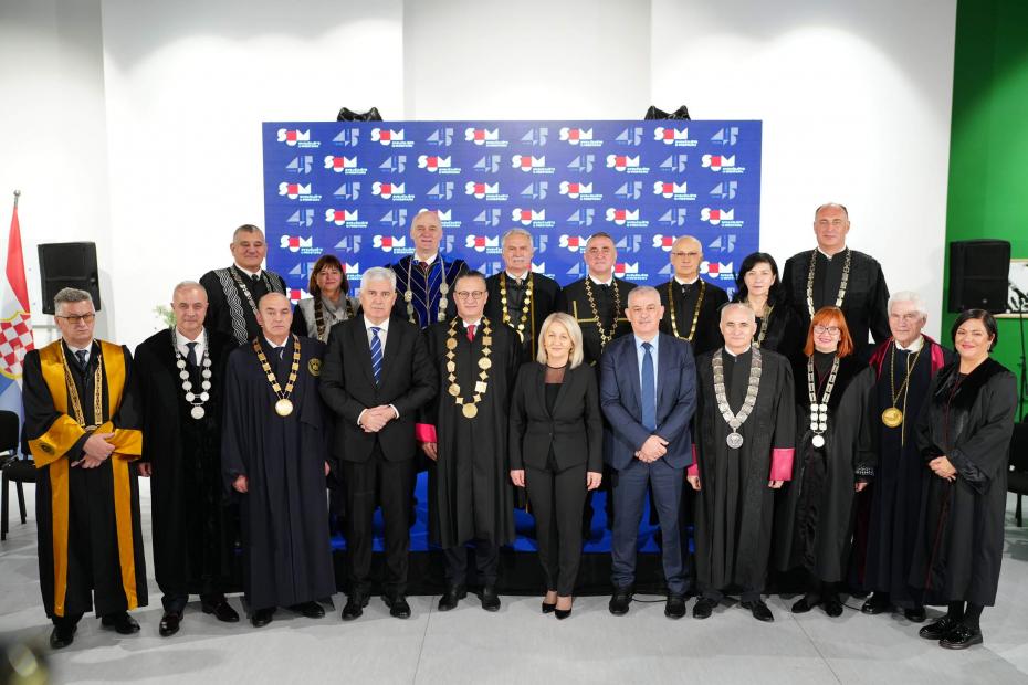 Čestitka Univerziteta u Sarajevu u povodu 45. obljetnice Sveučilišta u Mostaru