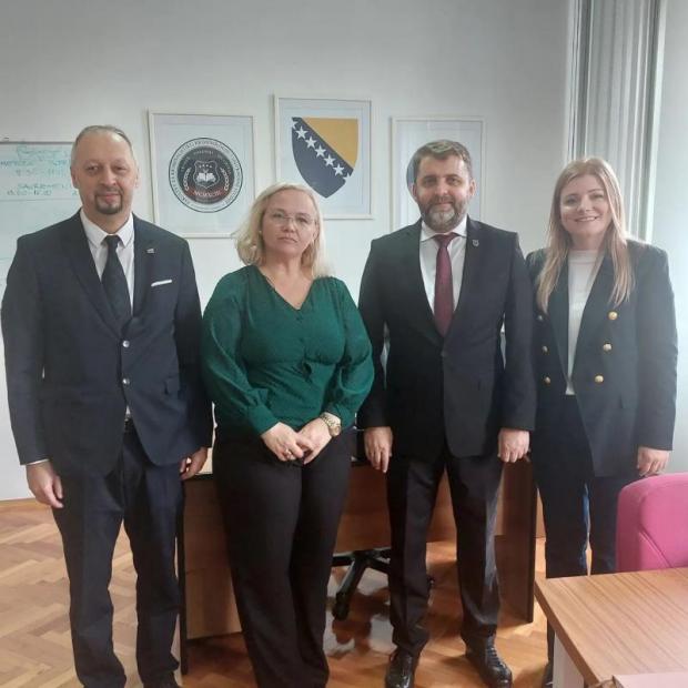 Ministar Katica održao predavanje na Fakultetu za kriminalistiku, kriminologiju i sigurnosne studije UNSA