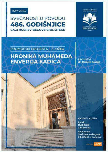 Svečanost u povodu 486. godišnjice Gazi Husrev-begove biblioteke u Sarajevu