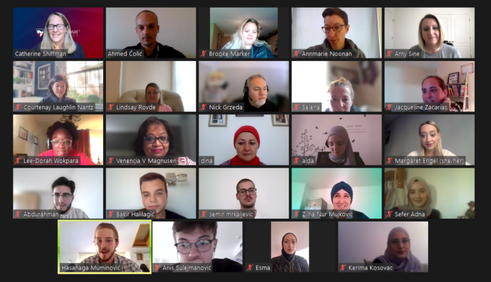 Učešće studenata Fakulteta islamskih nauka u međunarodnom COIL projektu “Liderstvo u obrazovanju u BiH i SAD-u”