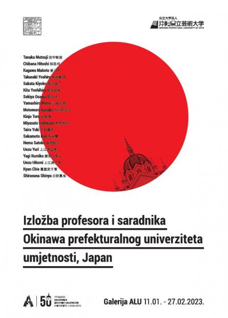 Akademija likovnih umjetnosti UNSA | Izložba profesora i saradnika Okinawa prefekturalnog univerziteta umjetnosti, Japan