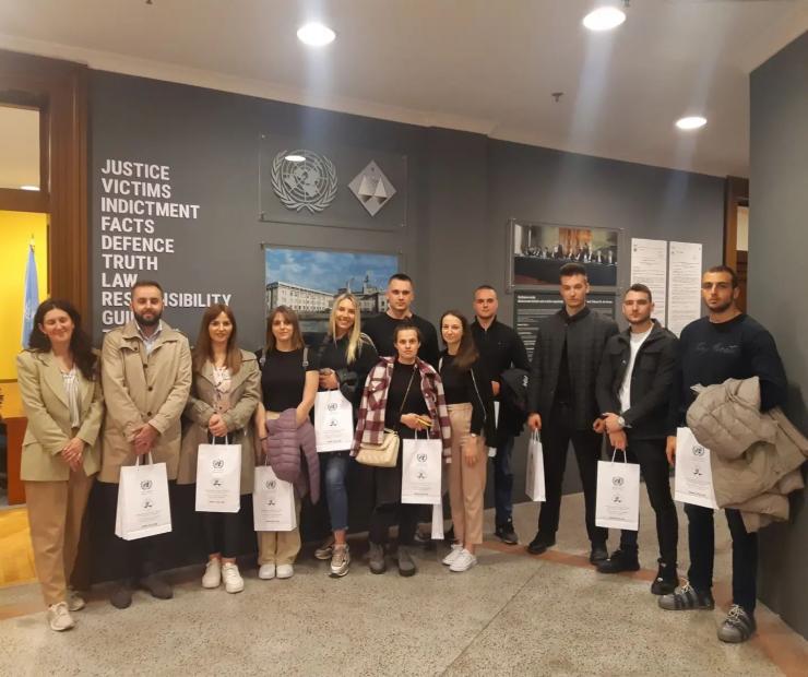 Studijska posjeta Informativnom centru Međunarodnog krivičnog suda za bivšu Jugoslaviju