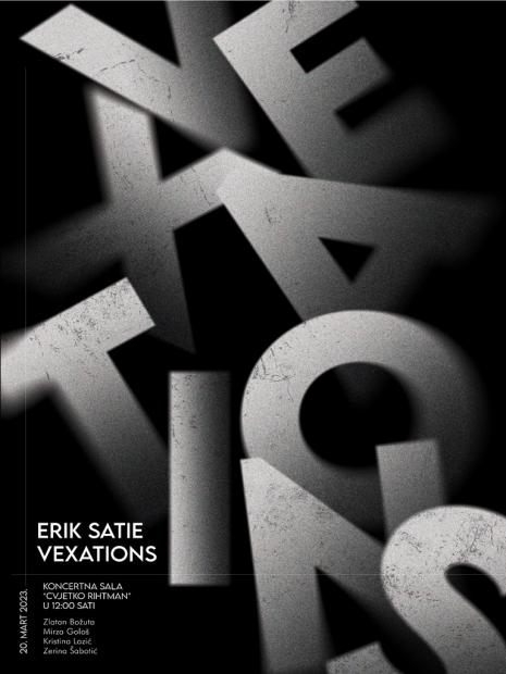 Bosanskohercegovačka praizvedba kompozicije “Vexations” Erika Satiea