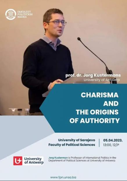 Javno predavanje “Karizma i porijeklo autoriteta”