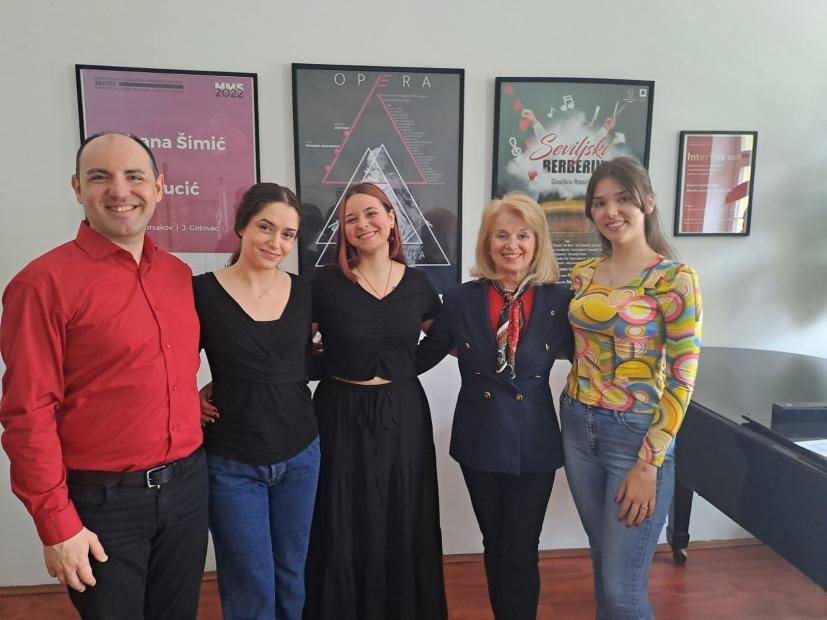 Odsjek za solo pjevanje Muzičke akademije UNSA organizirao masterclass primadonne Olge Šober