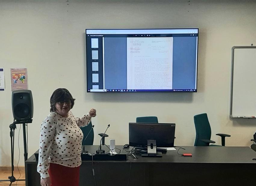 Acc. prof. dr. Jasmina Talam održala ciklus predavanja na Fakultetu humanističkih nauka Univerziteta u Trentu