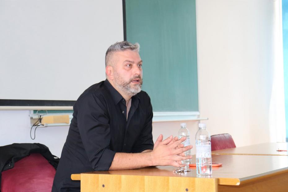 Predavanje Damira Imamovića na Fakultetu političkih nauka UNSA