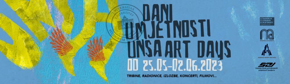 Sutra počinju Dani umjetnosti UNSA 