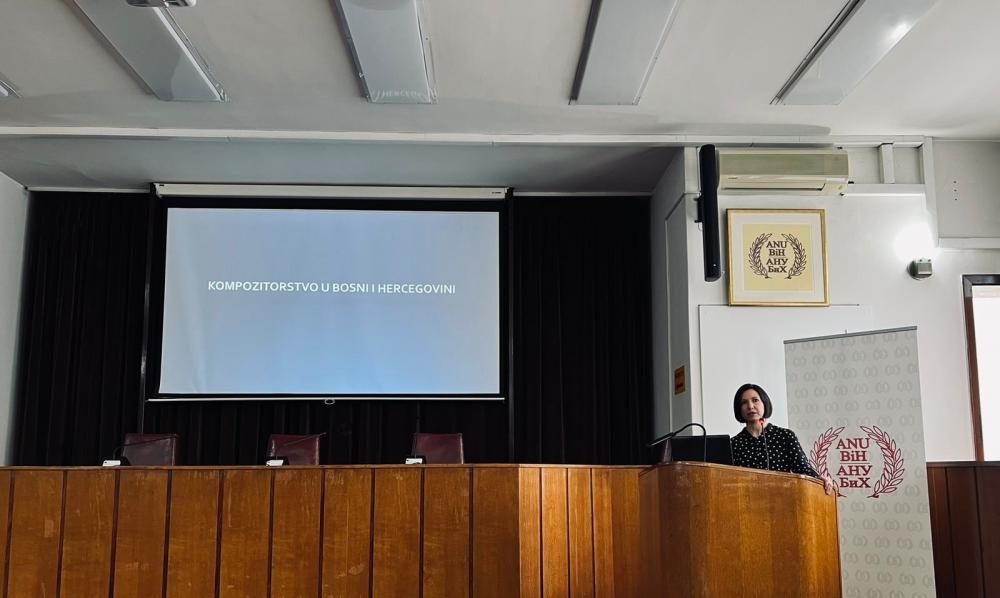 Prof. dr. Amra Bosnić održala predavanje u okviru 2. Dana muzikologije i etnomuzikologije