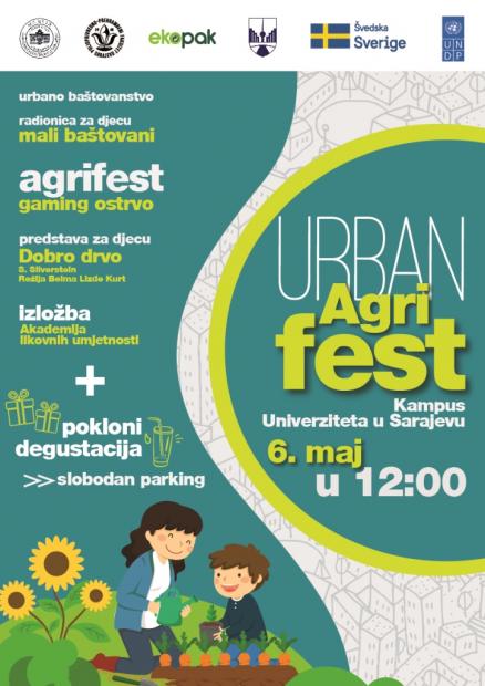 Poljoprivredno-prehrambeni fakultet UNSA organizuje „Urban AgriFest“