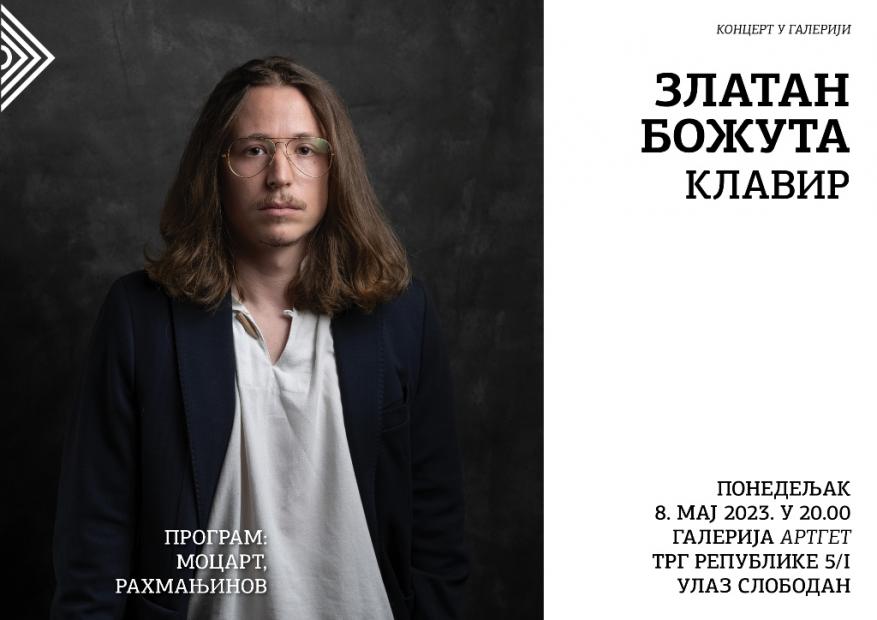 U sklopu muzičkog programa Kulturnog centra Beograda održan koncert višeg ass. mr. Zlatana Božute