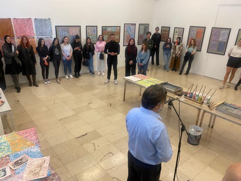 Izložba i workshop "Ebru umjetnost na vodi - Konzervacija i Restauracija" na Akademiji likovnih umjetnosti UNSA