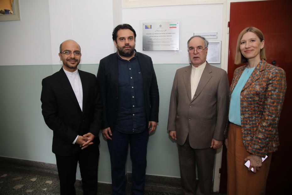 Svečano otvaranje opremljene učionice za perzijski jezik i književnost na Filozofskom fakultetu UNSA