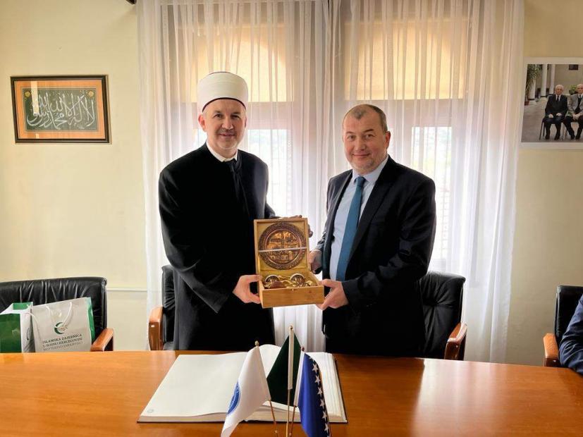 Muftija Grabus posjetio novoizabranog dekana Fakulteta islamskih nauka UNSA