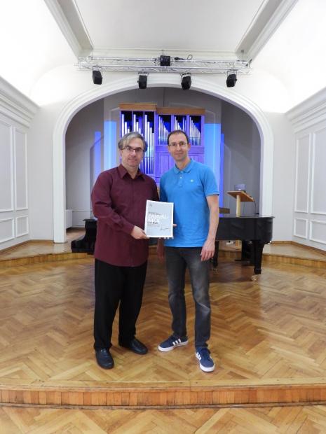 Alumni MAS prof. Dino Mulić sa Texas A&M Univerziteta Corpus Christi u Texasu (SAD) boravio na Muzičkoj akademiji UNSA